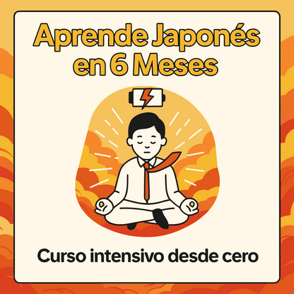 Aprende Japonés en 6 Meses - Curso Intensivo 2025