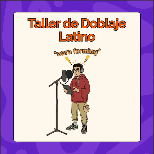 🎙️ Taller de Doblaje Latino | Nivel Básico | Online